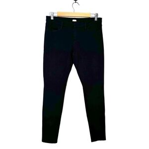 J. Crew | Black Ponte Knit Skinny Pants Size 8